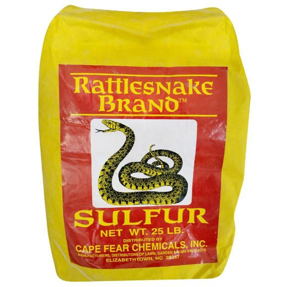 Rattlesnake Brand Sulfur (25 lb)