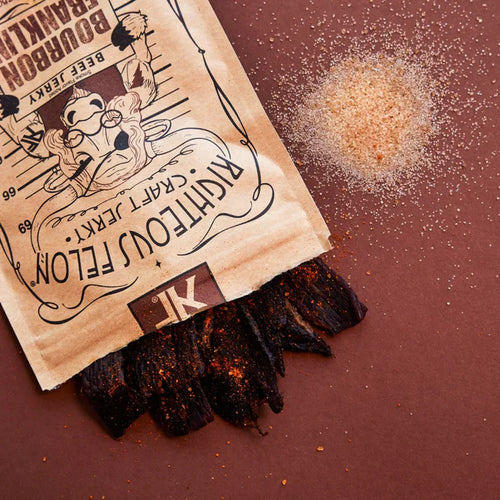 Righteous Felon Bourbon Franklin Beef Jerky