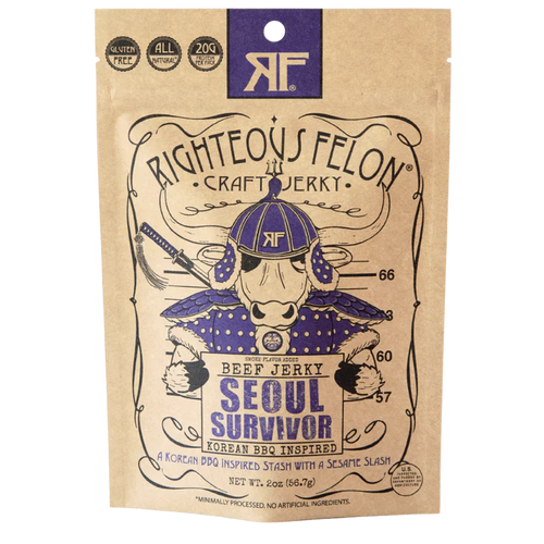 Righteous Felon Seoul Survivor Beef Jerky