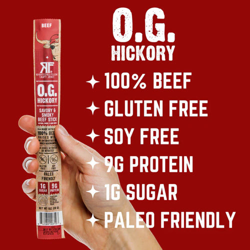 Righteous Felon O.G. Hickory Beef Stick