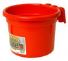 LITTLE GIANT PLASTIC HOOK OVER FEED PAIL (8 QT, RED)