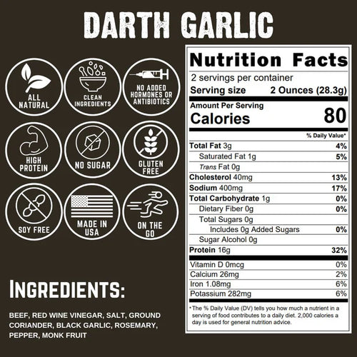 Righteous Felon Darth Garlic Biltong