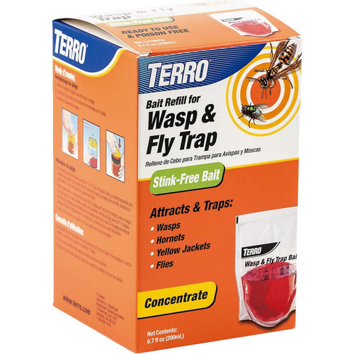 Terro 6.7 Oz. Liquid Outdoor Wasp & Fly Bait Refill