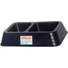 TUFF STUFF DOUBLE DISH (3 QUART, BLACK)