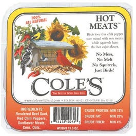 Chili Pepper Hot Meats Suet, 12-oz.