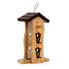 Bamboo Vertical Wave Bird Feeder