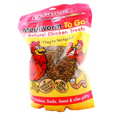 It's Hentastic Mealworm To Go Chicken Supplement Bag (6 oz)