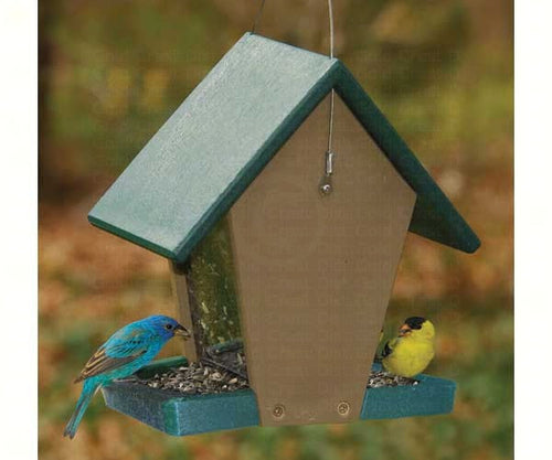 Songbird Essentials Recycled Plastic Small Hopper Feeder