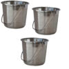 AmeriHome 1.32 Gallon Stainless Steel Bucket 3 Piece Set (1.32  Gallon)