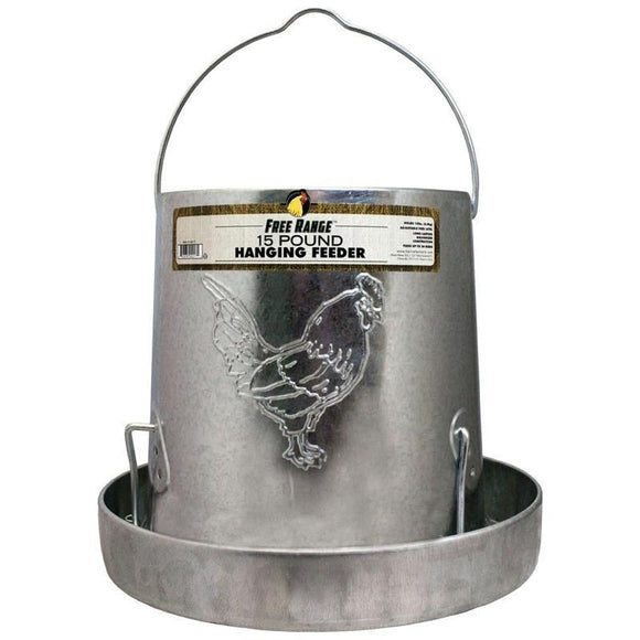 GALVANIZED HANGING FEEDER (15 LB)